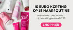 €10 korting bij bestellingen vanaf €75 bij Haarpro