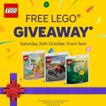 Free LEGO Technic Hot Rod Car, Botanicals Field Flowers or Creator 3-in-1 Orange Cat