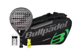 Pack Bullpdel Game Ctr Gris Paletero Negro Dry Grip por 68.90€