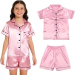 LEKOU Conjunto De Pijama De Manga Corta para niños por $99 en Amazon