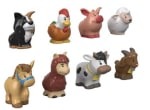 Fisher-Price Little People set met 8 boerderij dieren voor €11,17