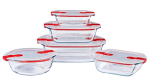 Lot de 5 Boites Pyrex Cook, Couvercle Hérmétique spécial Micro-Onde à 45,42€