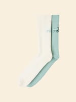 Lot de 2 paires de chaussettes (ekstract) compressives animées pour 2,70€ chez Kiabi