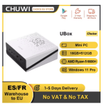 Chuwi UBox mini-pc (Ryzen 5 6600H, 16GB, 512GB) voor €281 bij AliExpress
