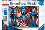 Ravensburger - Puzzle 100 piezas XXL Capitán América por 5.99€