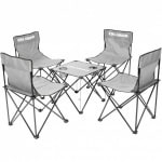 Lot de 4 Chaises de Camping avec Table à 25,43€