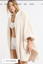 Poncho à manches de Pyjama Etam Mund à 15€