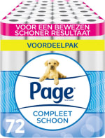 Page/Scottex toiletpapier Complete Schoon 72 rollen voor €25,50 bij bol