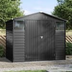 Living & Home Metal Apex Roof Garden Shed £199.99