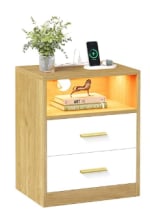 Lot de 2 tables de Chevet Vasagle Custos à 73,09€