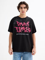 Camiseta manga corta Dark Times por 5.99€