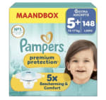 Pampers Premium Protection luiers 148 stuks (Maat 5+, 12–17 kg) voor €37,95 bij iBOOD