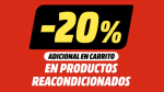 20% descuento EXTRA en productos reacondicionados en Mediamarkt