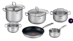 Tefal Duetto+ - Pannenset - 6-delig voor €79,95 bij ibood
