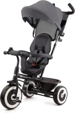 Kinderkraft Aston Tricycle, Baby Push Trike, from 9 Months to 5 Years, Gray
