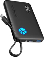 INIU Power Bank, 45W Batería Externa Carga Rápida, Mini 10000mAh con cable por 14.78€