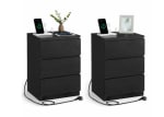 2 tables de chevet VASAGLE avec multiprise à 3 tiroirs à 99,99€