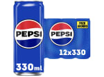 Pack de 12 Latas de Pepsi Regular 330ml por 7,88€