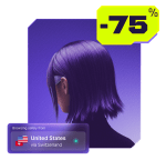 75% korting op de eerste 24 maanden Proton VPN Plus