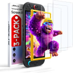 JSAUX Set van 3 beschermglas voor Nintendo Switch 2 voor €6,59 dmv code bij Amazon