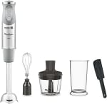 Moulinex Quickchef, Batidora de mano + Espátula, Pie metálico, 1000 W por 39,99€