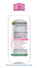 4 stuks Garnier SkinActive Alles-In-1 Micellair Reinigingswater 400ml voor €9,32