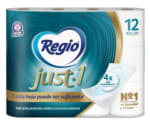 Papel Higiénico Regio Just 1 12 Rollos con Hojas Cuadruples por $118 | Chedraui