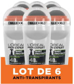 Lot de 6 Flacons de 50ml de Déodorant Bille L'Oréal Men Expert à 11,35€