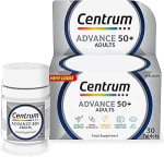 Centrum Advance 50+ Multivitamin & Mineral Tablets – 4 for 2 Offer – £2.05 per Box (3