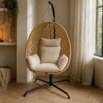 Hangstoel met standaard - bruin voor €79,95 bij Action