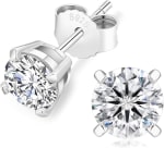 Aretes de Moissanita Cultivada 925 por $534 | Oferta Amazon