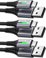 INIU Cable USB A a USB C (pack 3: 2m+2m+0,5m) por 6.62€ en Amazon