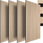 tectake Lot de 4 panneaux acoustiques (120 x 60 cm) pour 62,89€ chez Amazon