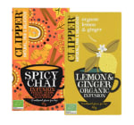 1+1 gratis op alle Clipper thee bij Hoogvliet