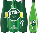 Pack 6 x 1L de Perrier Agua Mineral Natural con Gas por 5.56€
