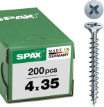 SPAX Universele schroef 4 x 35 mm (200 stuks) voor €5,43 bij Amazon