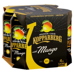 Kopparberg Premium Mango Cider 4 x 330ml for £2.60 at Tesco