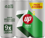7 UP Zero lima-limón 9x330 ml por 4,41€ en Amazon