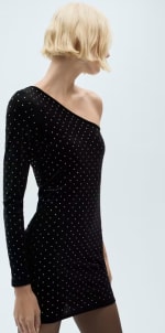 Vestido asimétrico strass por 3.99€