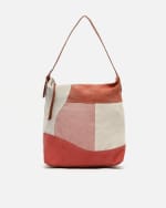 Bolso hobo con estampado patchwork efecto desgastado por 9€