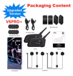 2 packs EJEAS V6 PRO + intercomunicador para casco de motocicleta por 22.36€