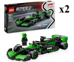 2 Unidades de LEGO Speed Champions KICK Sauber F1 Team, 259 piezas por 24.29€