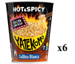 6 x Gallina Blanca Yatekomo Hot & Spicy 61 Gr por 5.62€