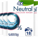 Neutral 0% Parfumvrij 4 x 18 wasbeurten - Voordeelverpakking voor €12,91 bij Amazon