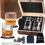 YOKNETIG juego de vasos para whisky (13 piezas) por $369 en Amazon