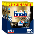 180 pastillas Finish Powerball ULTIMATE PLUS ALL IN 1 por 27,15€