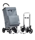 Carrito de compra plegable con bolsa termica impermeable y 4 ruedas ligero por 13,70€