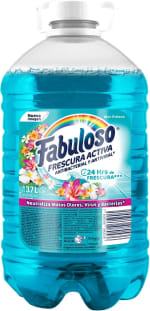 Fabuloso Limpiador Multiusos Frescura Activa Mar Fresco 3.7L por $70 en Amazon