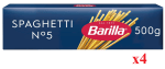 4 x Barilla Spaghetti n5 500g por 3.49€