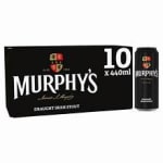 Murphy’s Irish Stout 10 Pack Cans £10 Clubcard Price at Tesco